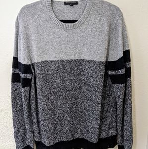 Banana Republic gray and black sweater